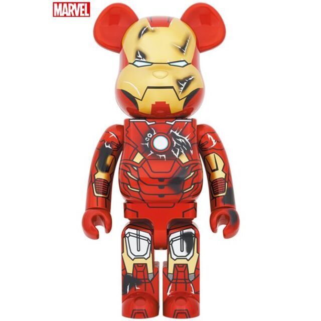 BE@RBRICK IRONMAN MARK VII DAMAGE 1000％