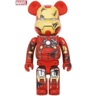 メディコムトイ(MEDICOM TOY)のBE@RBRICK IRONMAN MARK VII DAMAGE 1000％(キャラクターグッズ)