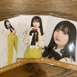 ノギザカフォーティーシックス(乃木坂46)の乃木坂46 佐藤璃果 レトロデザイン 生写真 コンプ(アイドルグッズ)