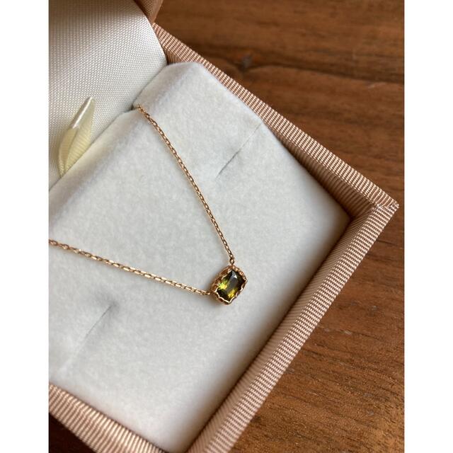 Bizoux ビズー クロムスフェーン ネックレス K18YG 稀少石 Bizoux ビズー クロムスフェーン ネックレス K18YG 稀少石