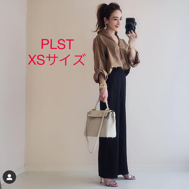 PLST(プラステ)の未使用＊星玲奈さん着 PLST＊ウォームリザーブワイドパンツ *暖か美シルエット レディースのパンツ(カジュアルパンツ)の商品写真