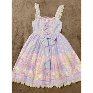 angelic pretty pretty frill ジャンスカ　ギンガムアカ