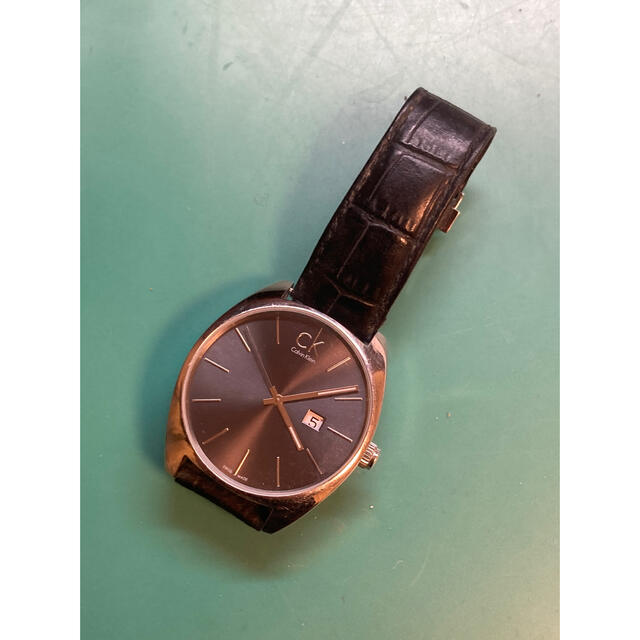 Calvin Klein(カルバンクライン)のカルバンクライン　革時計　 メンズの時計(腕時計(アナログ))の商品写真