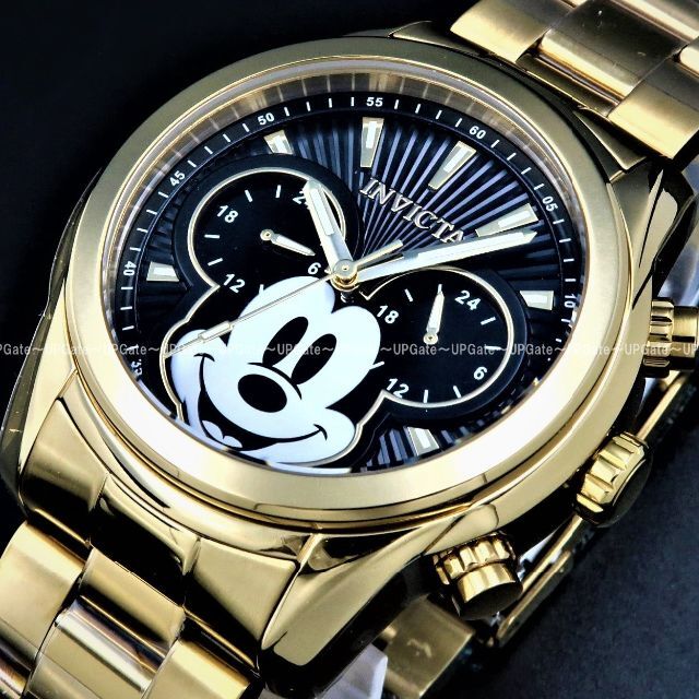 INVICTA - 世界限定☆ミッキーマウス INVICTA Disney 37818 ゴールドの
