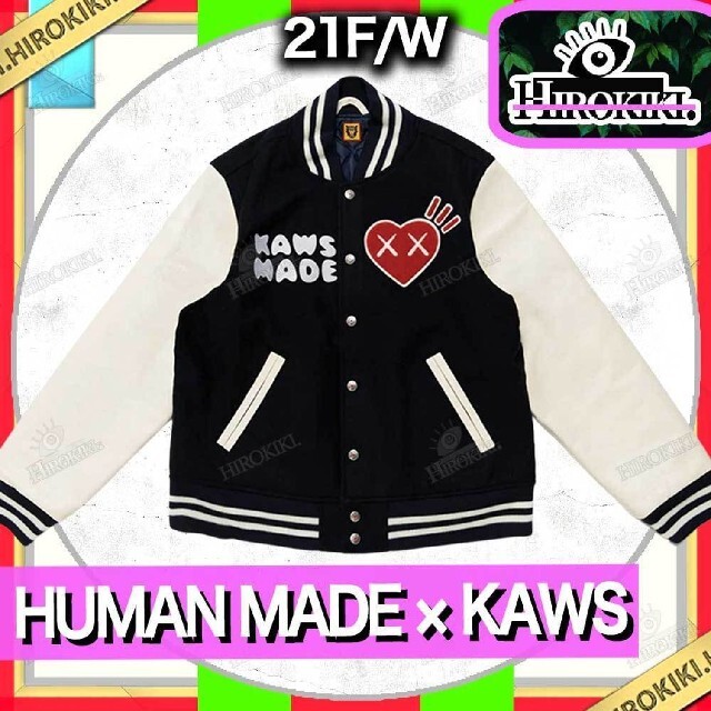 HUMAN MADE × KAWS コラボ ジャケット ブルゾン Lサイズ ブルゾン