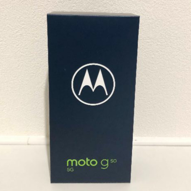 新品未開封 モトローラ moto g50 5g メテオグレイ