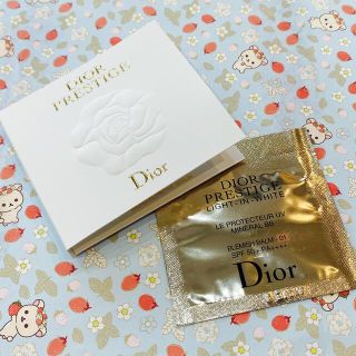 ディオール(Dior)のDior プレステージ サンプル セラム&UVミネラルBB(美容液)