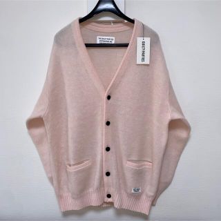 ワコマリア(WACKO MARIA)の【WACKOMARIA】桃MOHAIR CARDIGAN／新品タグ付／送料込(カーディガン)