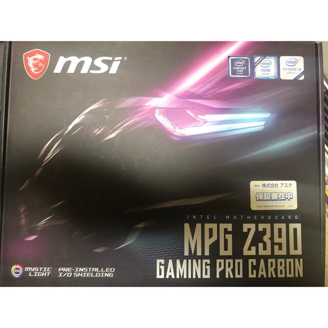 MSI MPG Z390 GAMING PRO CARBON Z390チップセッ スマホ/家電/カメラのPC/タブレット(PCパーツ)の商品写真