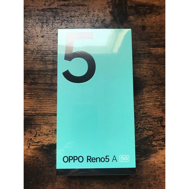 新品未開封 OPPO Reno5 A シルバーブラック　デュアルSIM