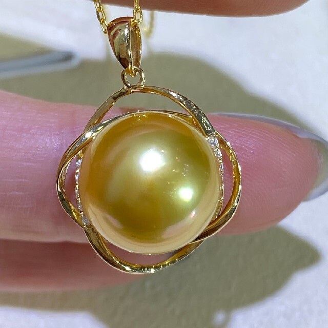 高級】天然南洋真珠 ペンダント12-13mm k18 - ruizvillandiego.com