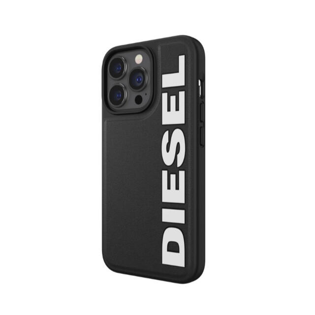 ◆DIESELディーゼル◆ iPhoneケース ブラックホワイト 黒白