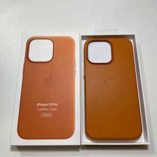 Apple - 【未使用】iPhone 13 Pro 純正レザーケース ゴールデン ...