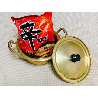 【新品】韓国　ラーメン鍋14㎝(鍋/フライパン)
