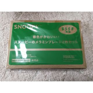 スヌーピー(SNOOPY)のスヌーピー メラミンプレート2枚(食器)