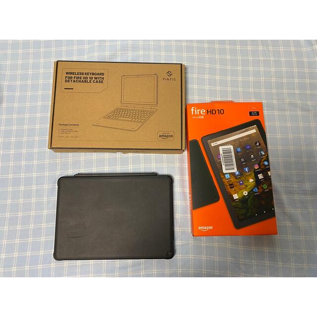 タブレット品:Amazon Fire HD 10 ダブレット+専用カバー