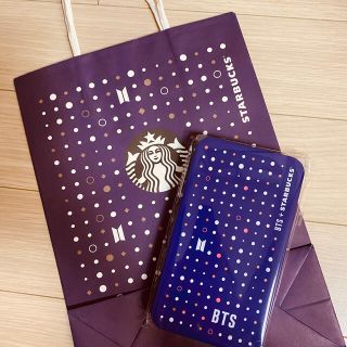 ボウダンショウネンダン(防弾少年団(BTS))の【韓国限定・新品未開封】bts×Starbucks コラボ　キーリング(アイドルグッズ)