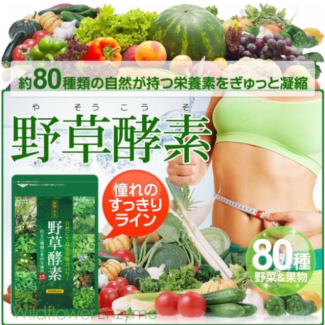 野草酵素 野菜酵素 サプリメント約3ヵ月分 やさい酵素 ダイエット ビタミン コスメ/美容のダイエット(ダイエット食品)の商品写真