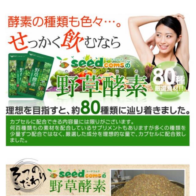 野草酵素 野菜酵素 サプリメント約3ヵ月分 やさい酵素 ダイエット ビタミン コスメ/美容のダイエット(ダイエット食品)の商品写真