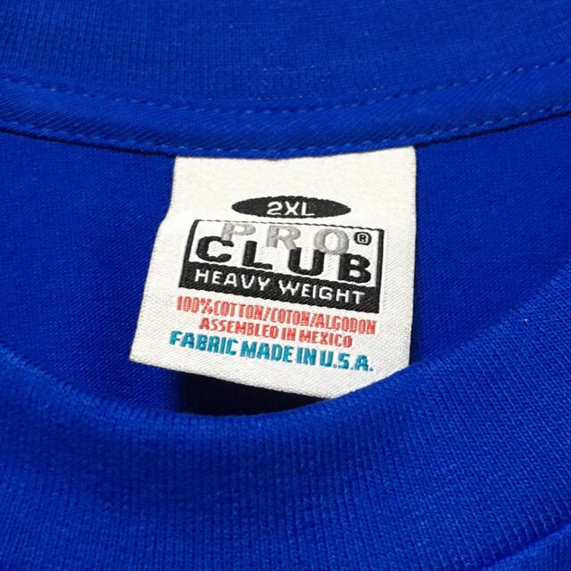 PROCLUBプロクラブ☆ヘビーウェイト半袖無地Tシャツ★ロイヤルブルー青2XL メンズのトップス(Tシャツ/カットソー(半袖/袖なし))の商品写真