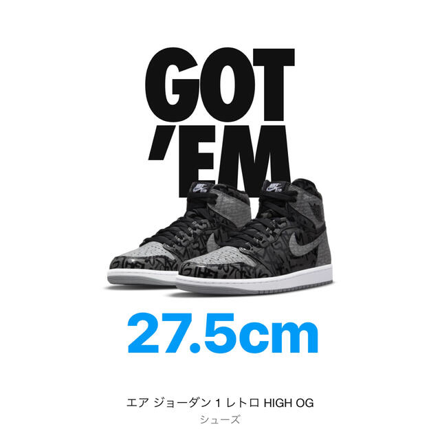 Nike Air Jordan 1 High OG Rebellionaire靴/シューズ