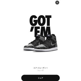 ナイキ(NIKE)のNIKE エアジョーダン　ワン　オージー(スニーカー)