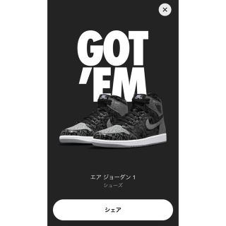 ナイキ(NIKE)のNike  エアジョーダン1  Rebellionaire(スニーカー)