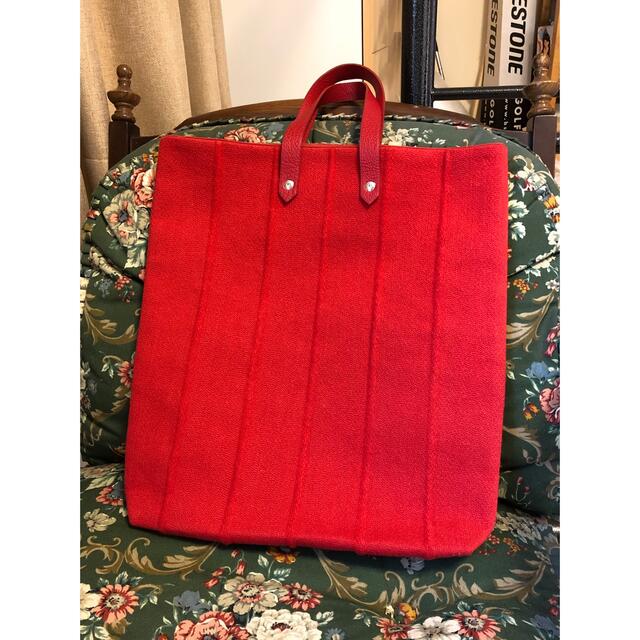 HERMESエルメス アメダバ トートバッグ MM レッド 新品本物購入