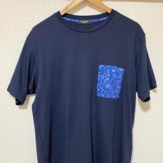 ブラックレーベルクレストブリッジ(BLACK LABEL CRESTBRIDGE)のTシャツ　ブラックレーベル　メンズ　ポケTシャツ　シンプル　おしゃれ　花柄(Tシャツ/カットソー(半袖/袖なし))