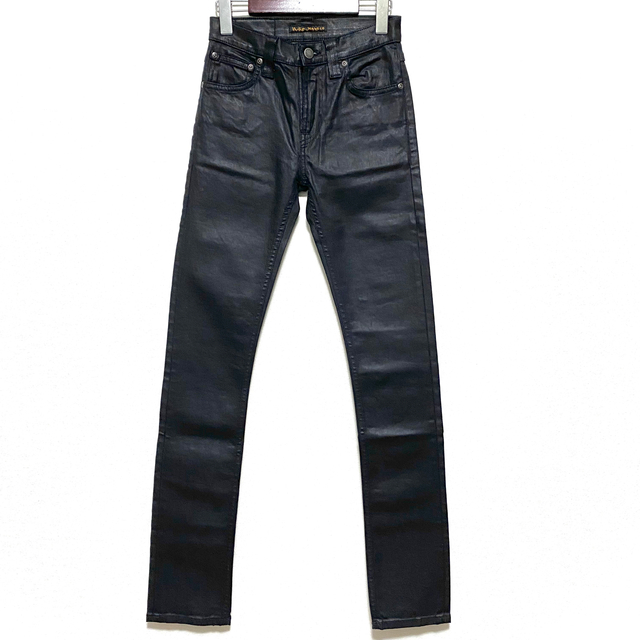 Nudie Jeans(ヌーディジーンズ)のnudie jeans☆TUBE TOM☆ブラックパンツ☆コーティング加工☆新品 レディースのパンツ(デニム/ジーンズ)の商品写真