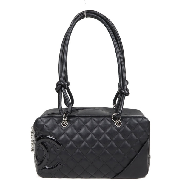 CHANEL - シャネル CHANEL カンボン ボーリングバッグ ボストンバッグ