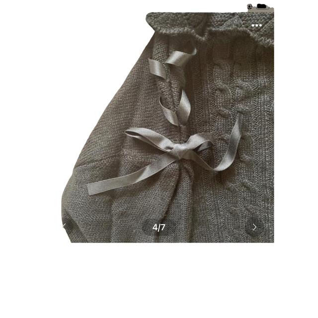 axes femme(アクシーズファム)のアクシーズファム⭐︎黒⭐︎リボン☆セーター レディースのジャケット/アウター(その他)の商品写真