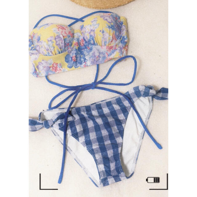 AMIE ビスチェビキニ 水着 チェック amie' | www.cavedrepa.org