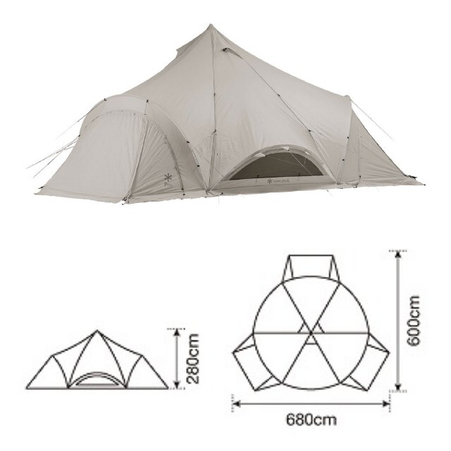 【新品・未使用】 スノーピーク スピアヘッド Pro. L  TP-450対応人数8名