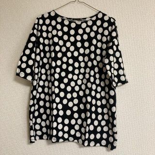 マリメッコ(marimekko)の《お値下げ》marimekko  ドット柄　カットソー(カットソー(長袖/七分))