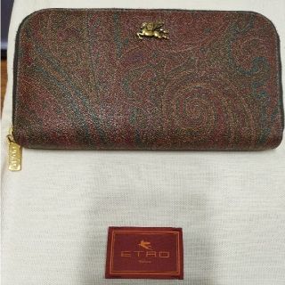 エトロ(ETRO)のtomoon様専用　ETRO ペガサスパッチ ラウンドファスナー長財布(財布)