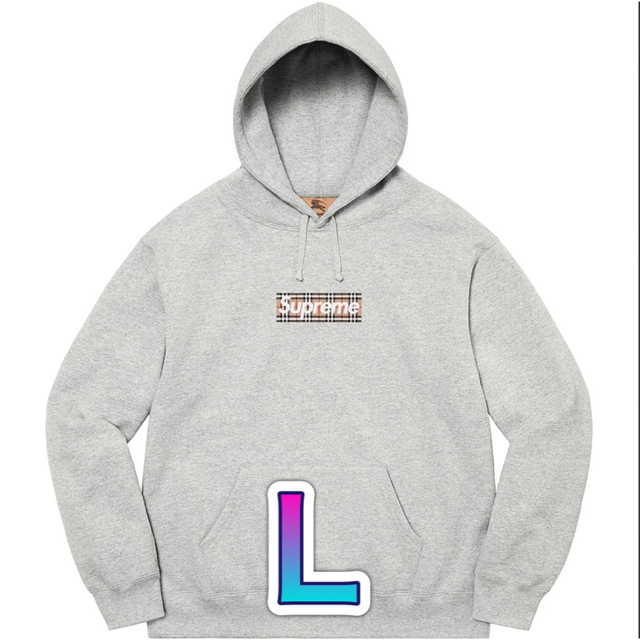 春先取りの Supreme - Burberry Box Logo Hooded Sweatshirt パーカー