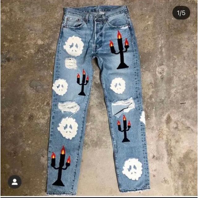 定番通販】 OFF-WHITE 世界28本限定 denim Tears VIRGIL ABLOH 刺繍の通販 by y｜オフホワイトならラクマ 