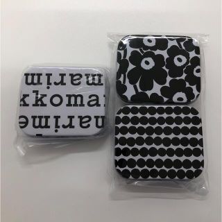 マリメッコ(marimekko)の3個セット 非売品 未使用 新品 マリメッコ ノベルティ ミニ tin box (ノベルティグッズ)