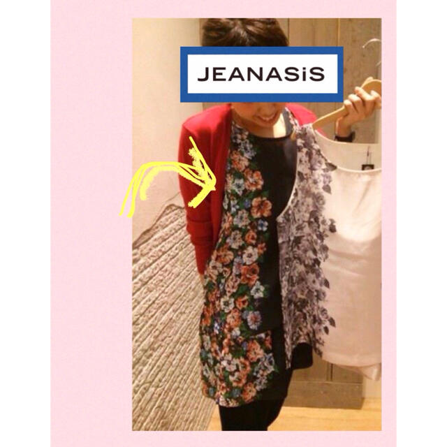 JEANASIS(ジーナシス)の【JEANASiS】花柄ノースリーブ セットアップ🌸ブラウス・パンツ２枚セット レディースのレディース その他(セット/コーデ)の商品写真