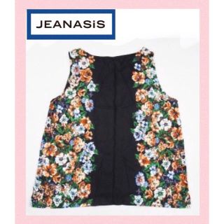 ジーナシス(JEANASIS)の【JEANASiS】花柄ノースリーブ セットアップ🌸ブラウス・パンツ２枚セット(セット/コーデ)