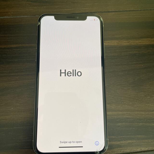 【稼動問題無】割れ/iPhoneXS 64GB Silver