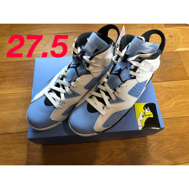 未使用品 NIKE AIR JORDAN 6 RETRO UNC