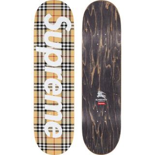 シュプリーム(Supreme)のsupreme Burberry Skateboard(スケートボード)