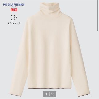 ユニクロ(UNIQLO)の3D エクストラファインメリノタートルネックセーター(ニット/セーター)