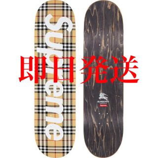 シュプリーム(Supreme)のSupreme /Burberry Skateboard ベージュ Beige(スケートボード)