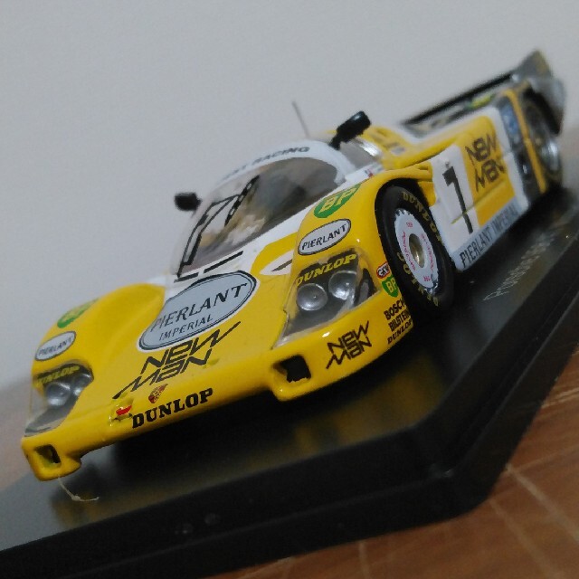 Porsche(ポルシェ)のNEWMAN Porsche956  1/43スケールモデル(リユース) エンタメ/ホビーのおもちゃ/ぬいぐるみ(ミニカー)の商品写真