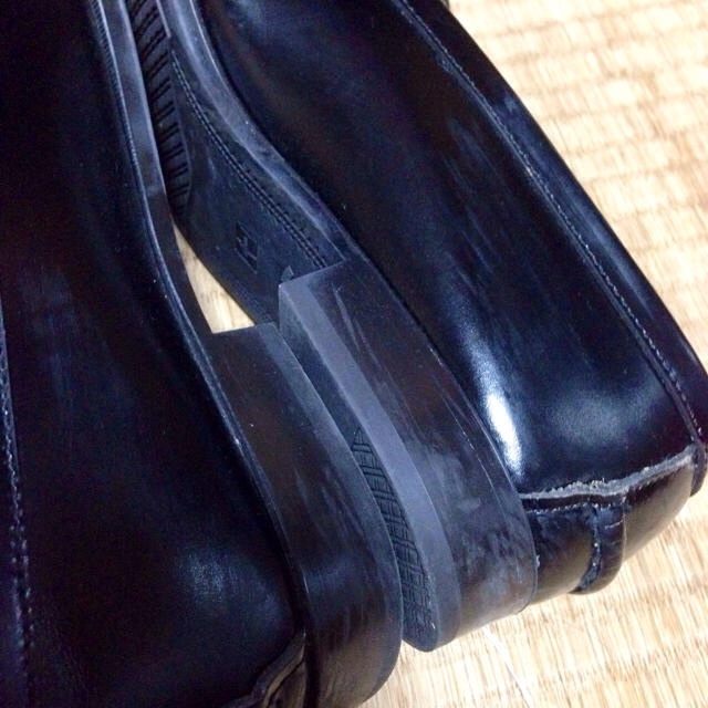 ブラック♡ローファー HARUTA レディースの靴/シューズ(ローファー/革靴)の商品写真