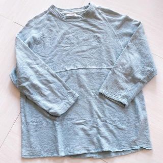 ナノユニバース(nano・universe)のセレクトショップ♡メンズ7分袖トップス水色Ｌ(Tシャツ/カットソー(七分/長袖))