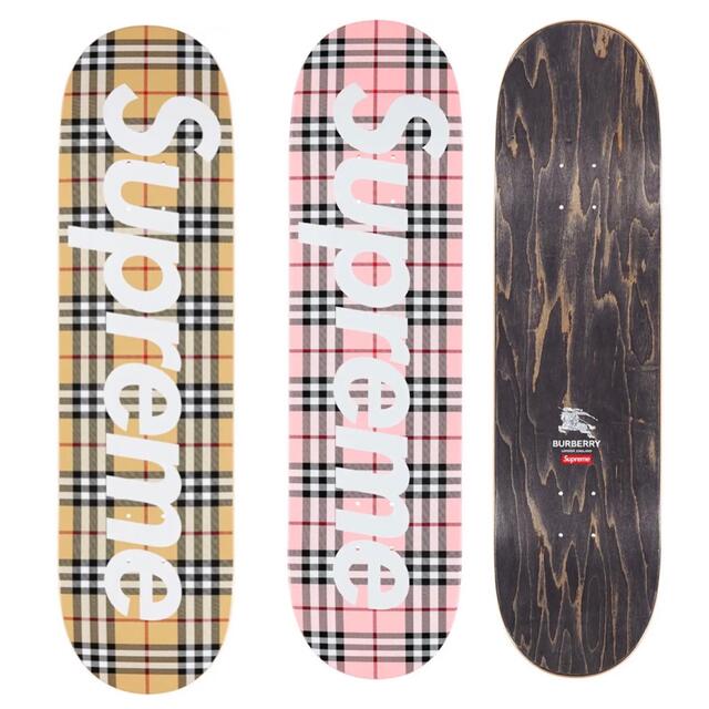 Supreme(シュプリーム)のSupreme®/Burberry® Skateboard セット スポーツ/アウトドアのスポーツ/アウトドア その他(スケートボード)の商品写真